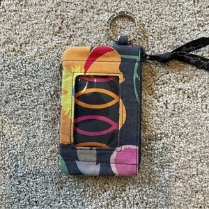 Vera Bradley Colorful Geometric ID/Card Case